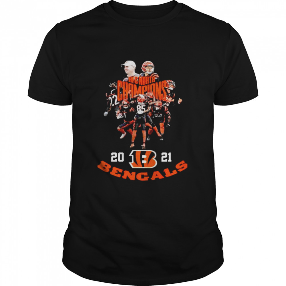 aFC north 2021 Cincinnati Bengals champions shirts