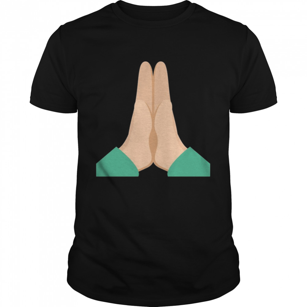 Hands Pressed Together Prayer Please Namaste Shirts