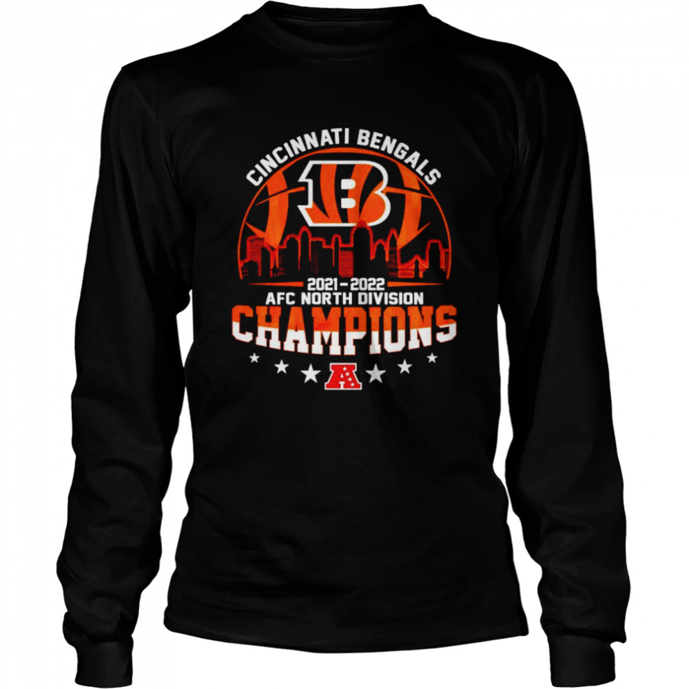 Cincinnati Bengals Heathered Charcoal 2021 AFC North Division Champions  t-shirt, hoodie, sweater, long sleeve and tank top