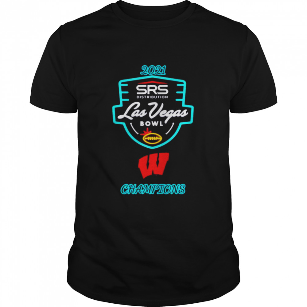 Wisconsin Badgers 2021 SRS Distribution Las Vegas Bowl Champions shirt Classic Men's T-shirt