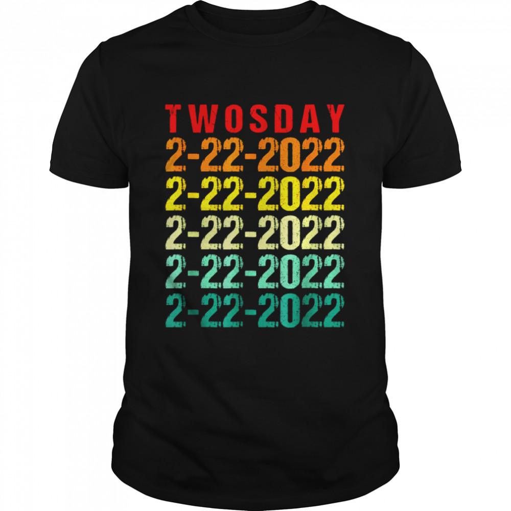 Twosday 02-22-2022 Tuesday February 2nd 2022 Vintage Tee Shirts