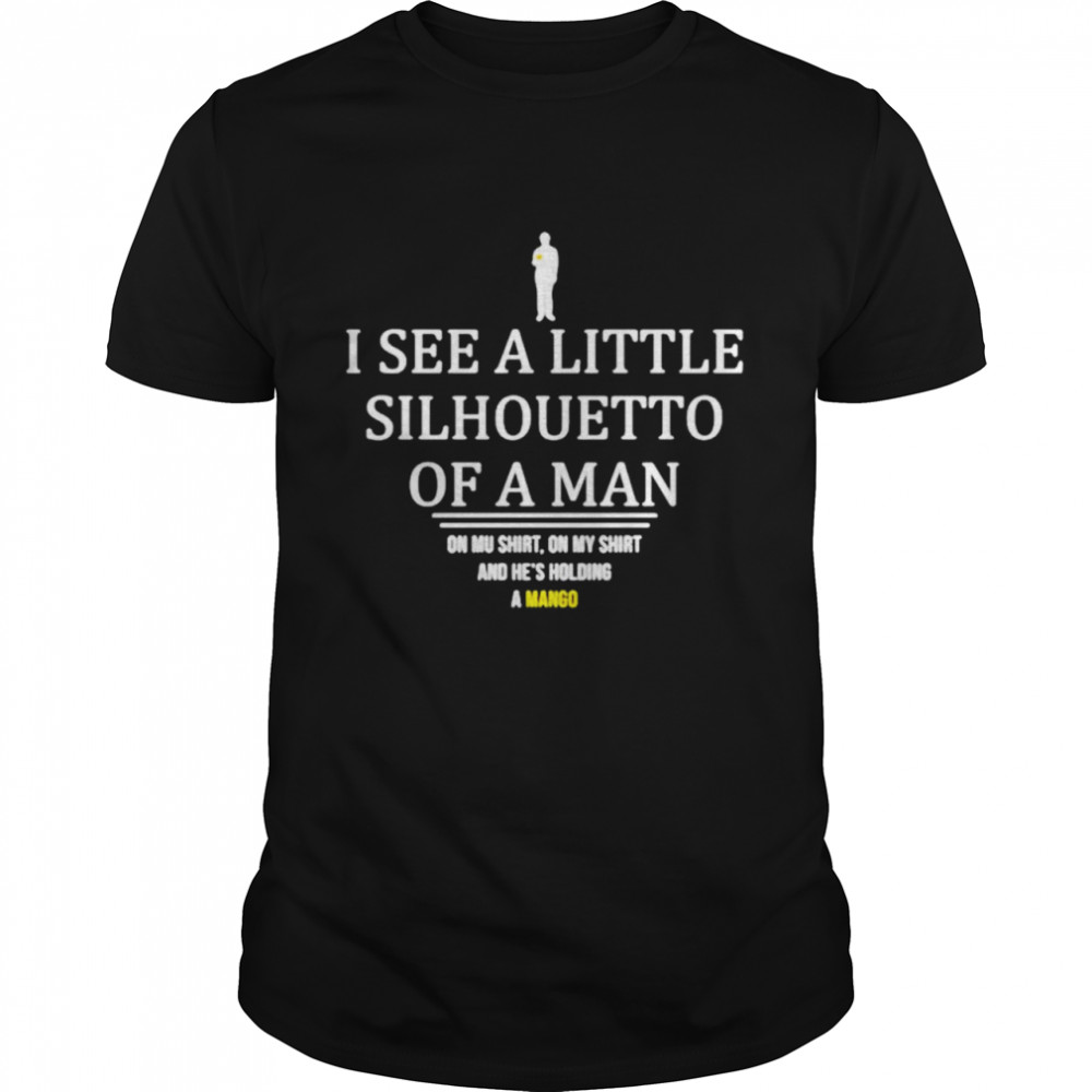 i see a little silhouetto of a man shirt Classic Men's T-shirt