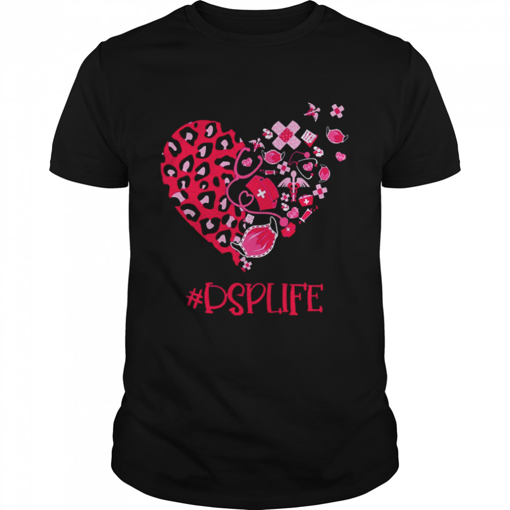 Nurse Valentine Mask DSP Life  Classic Men's T-shirt