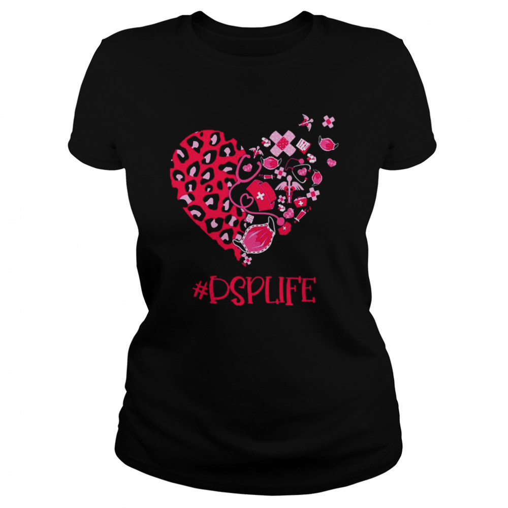 Nurse Valentine Mask DSP Life  Classic Women's T-shirt