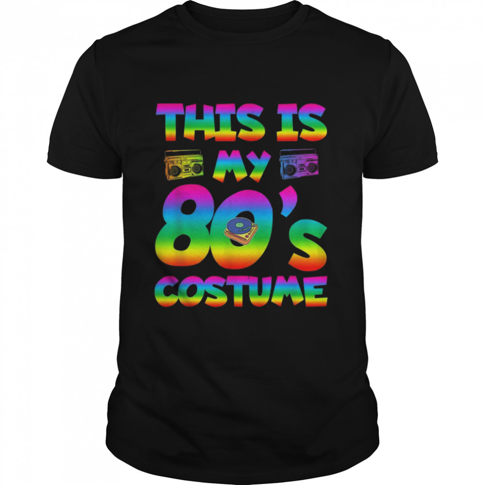 Retro 80s Costume Party Disco 1980s Music Love  Classic Men's T-shirt