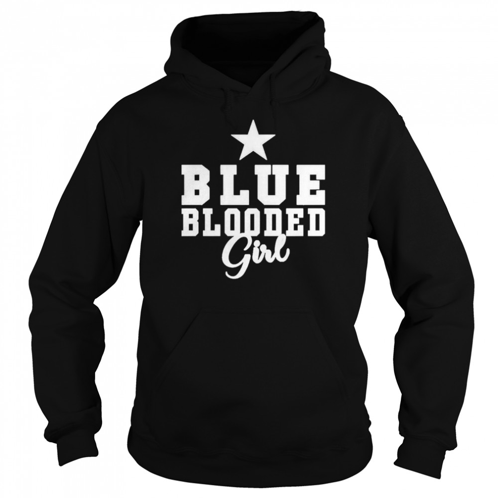 Blue Blooded Girl  Unisex Hoodie