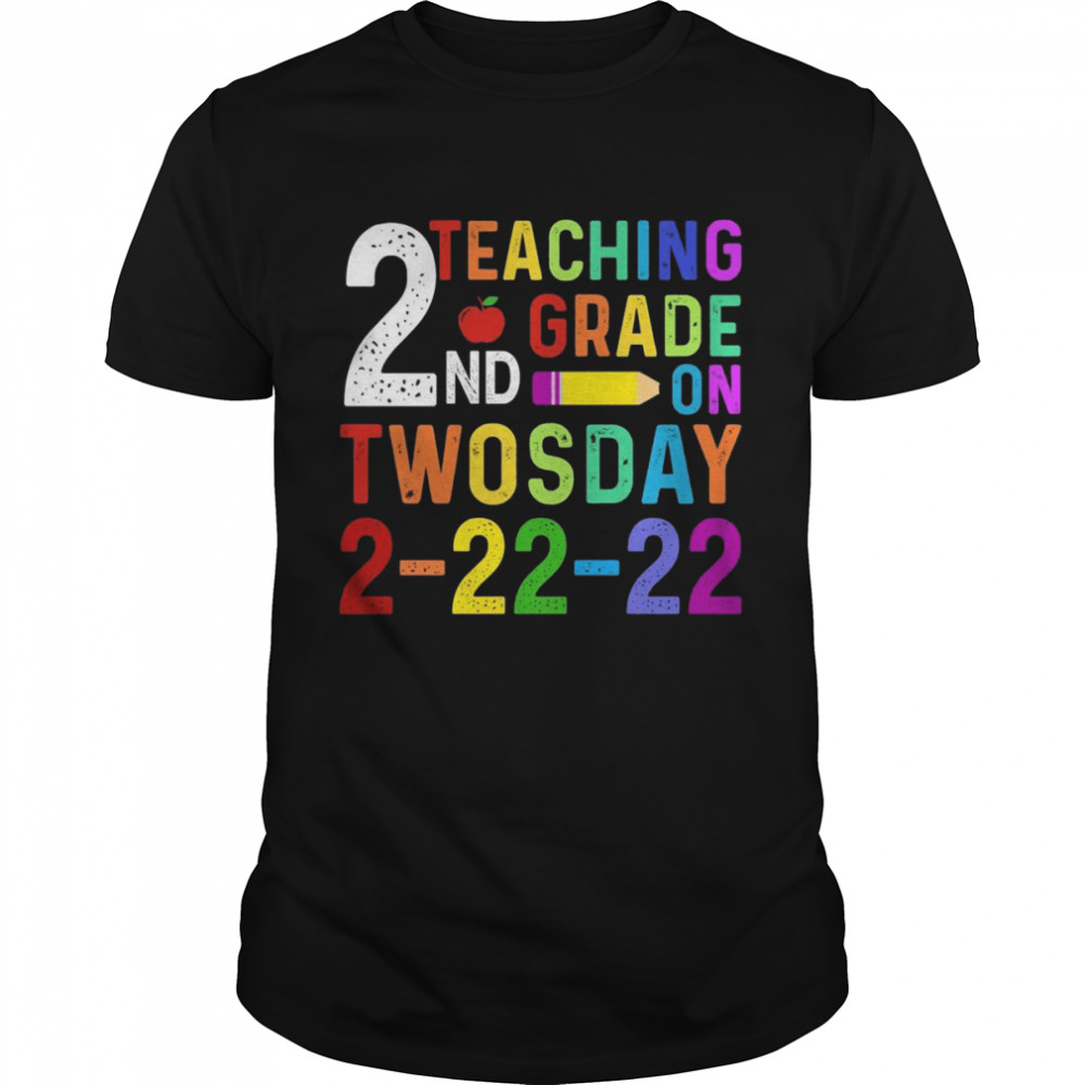 Funny Im in 2nd Grade on Twosday 2022 Teaching Teacher Shirts