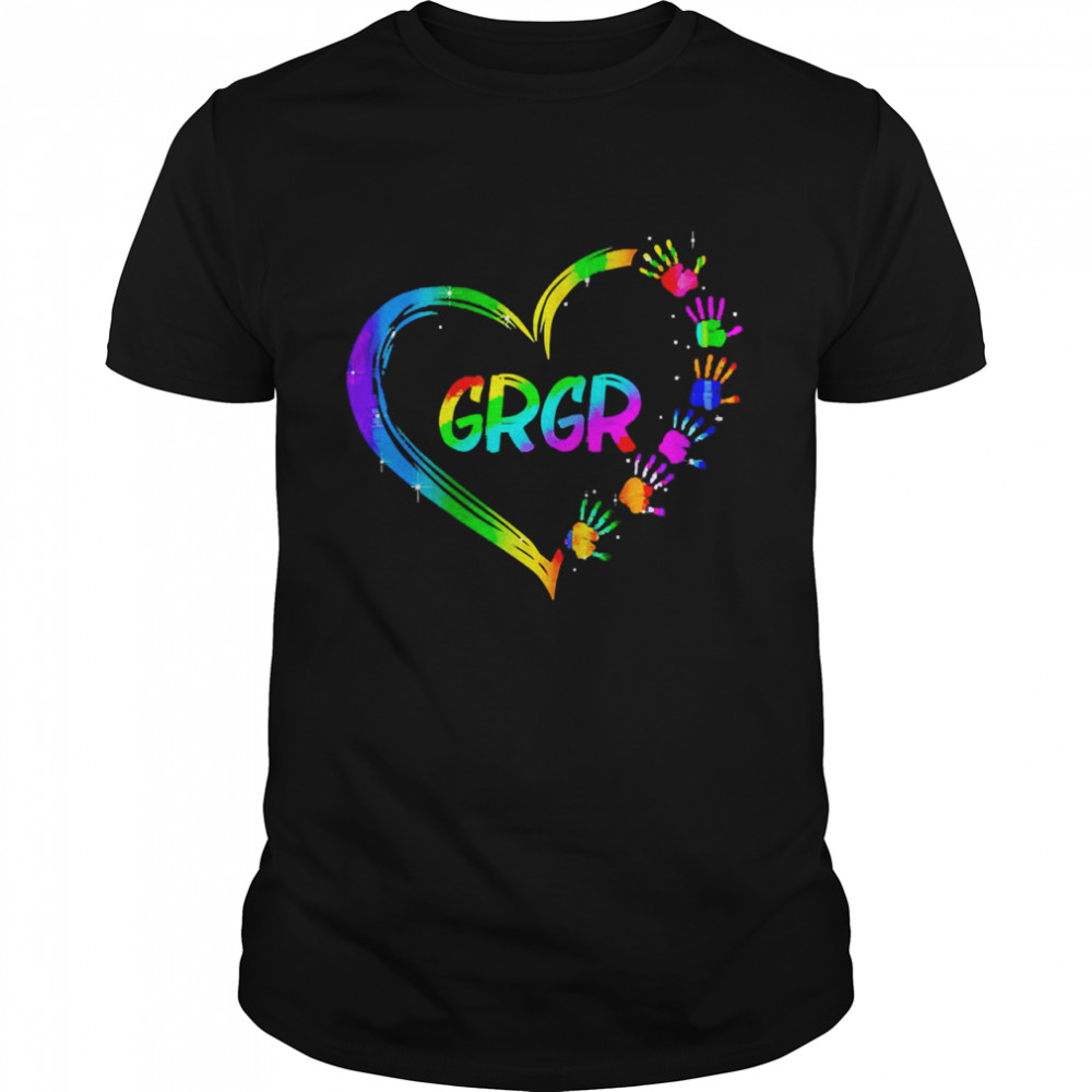 Gradient Heart Shape My GrGr Shirts