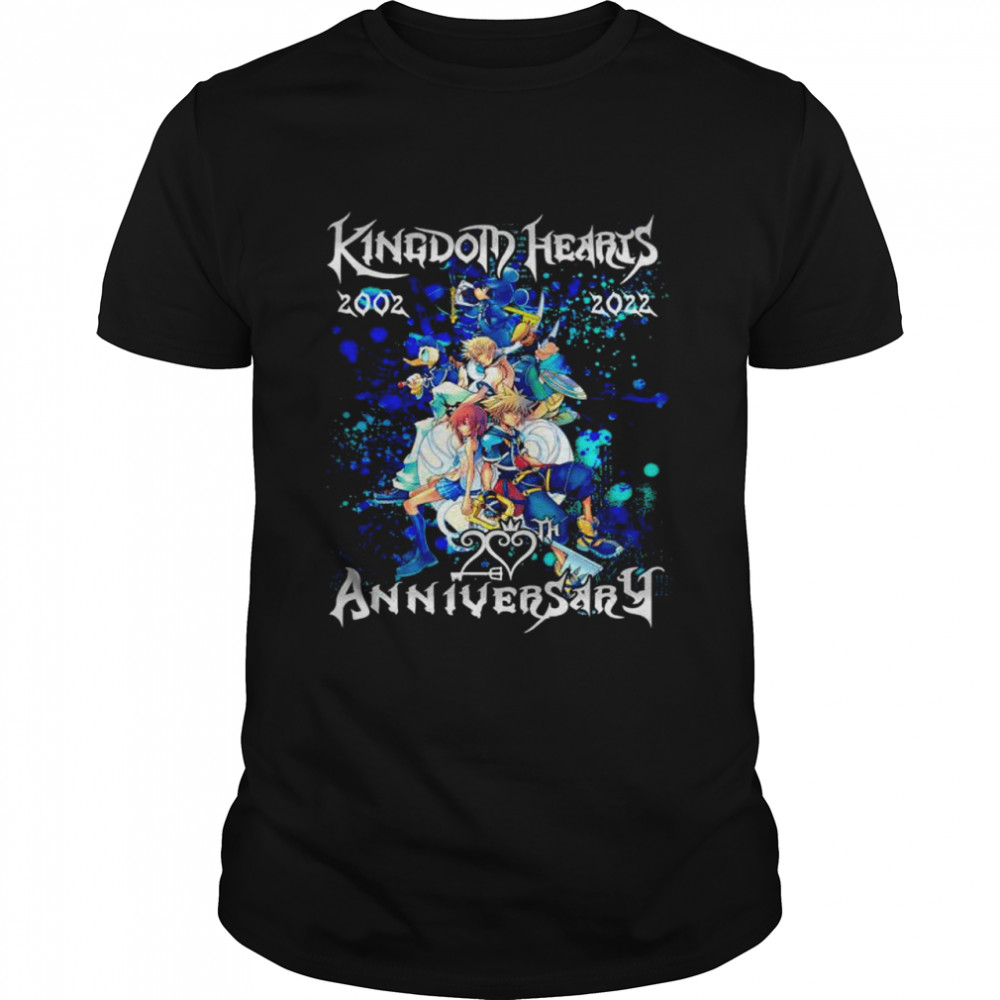 Kingdom hearts 2002 2022 anniversary shirts