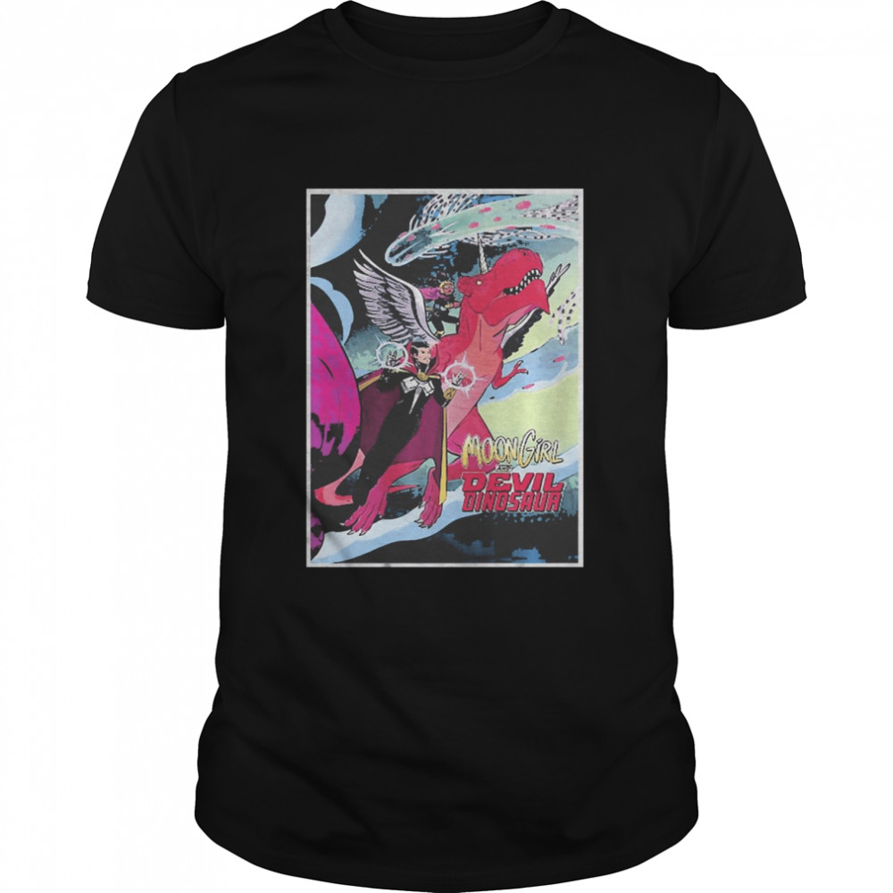 Marvel Moon Girl And Devil Dinosaur Poster Shirts