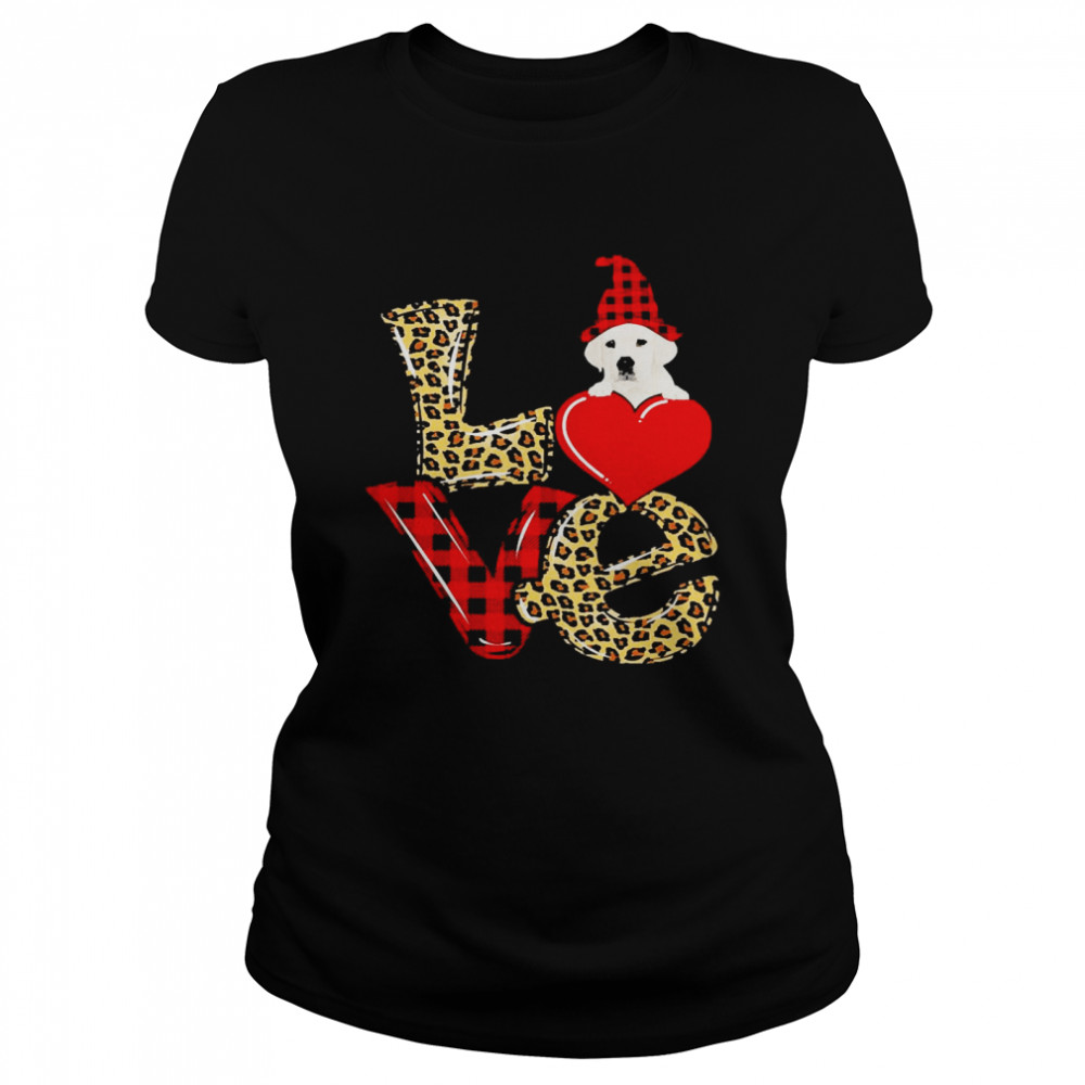 Sweet Love White Labrador Classic Women's T-shirt