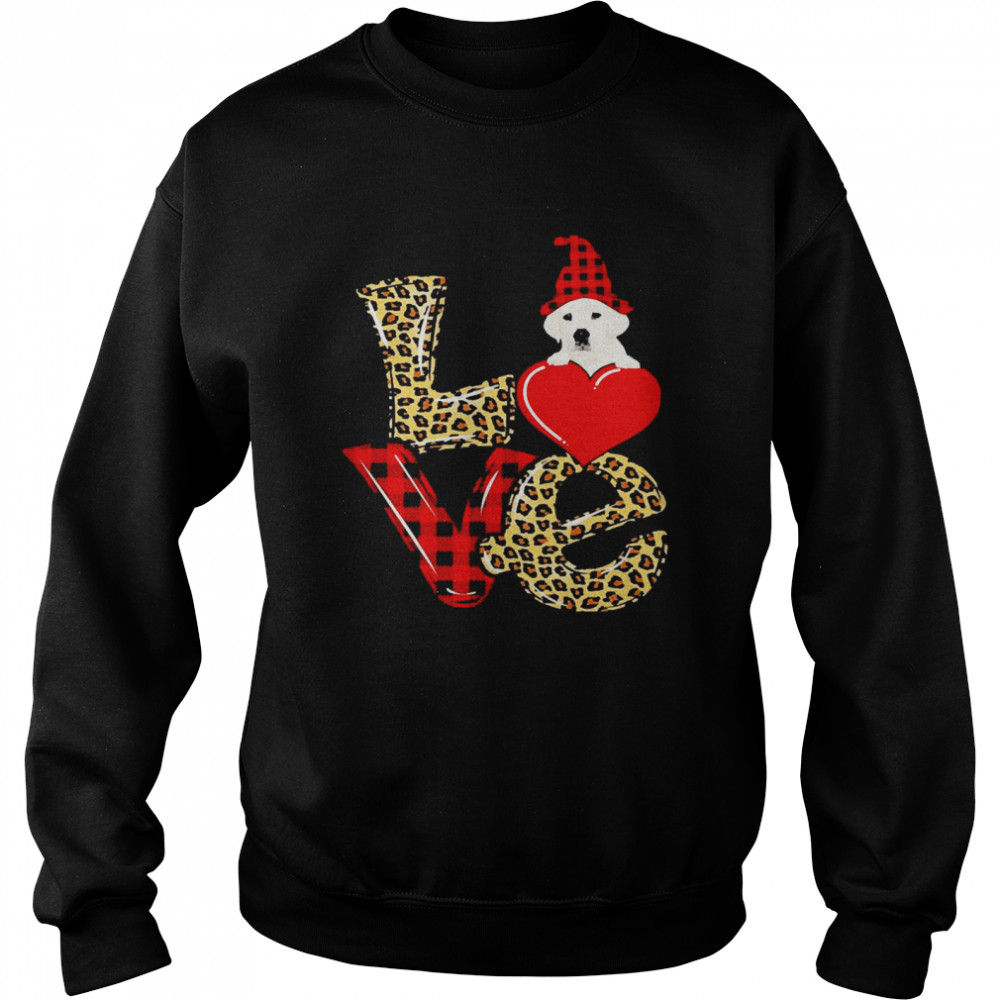 Sweet Love White Labrador Unisex Sweatshirt