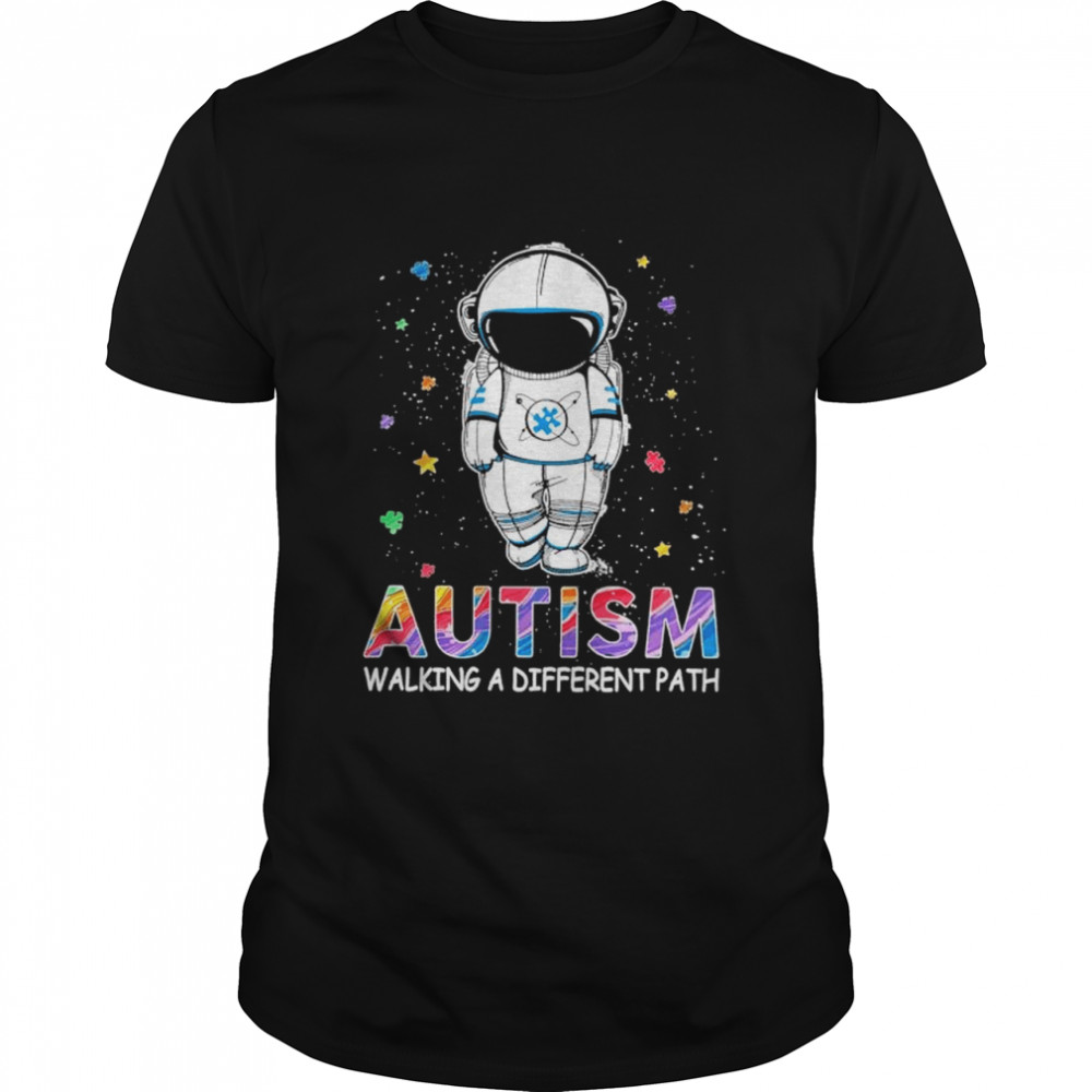 Autism walking a different path shirts