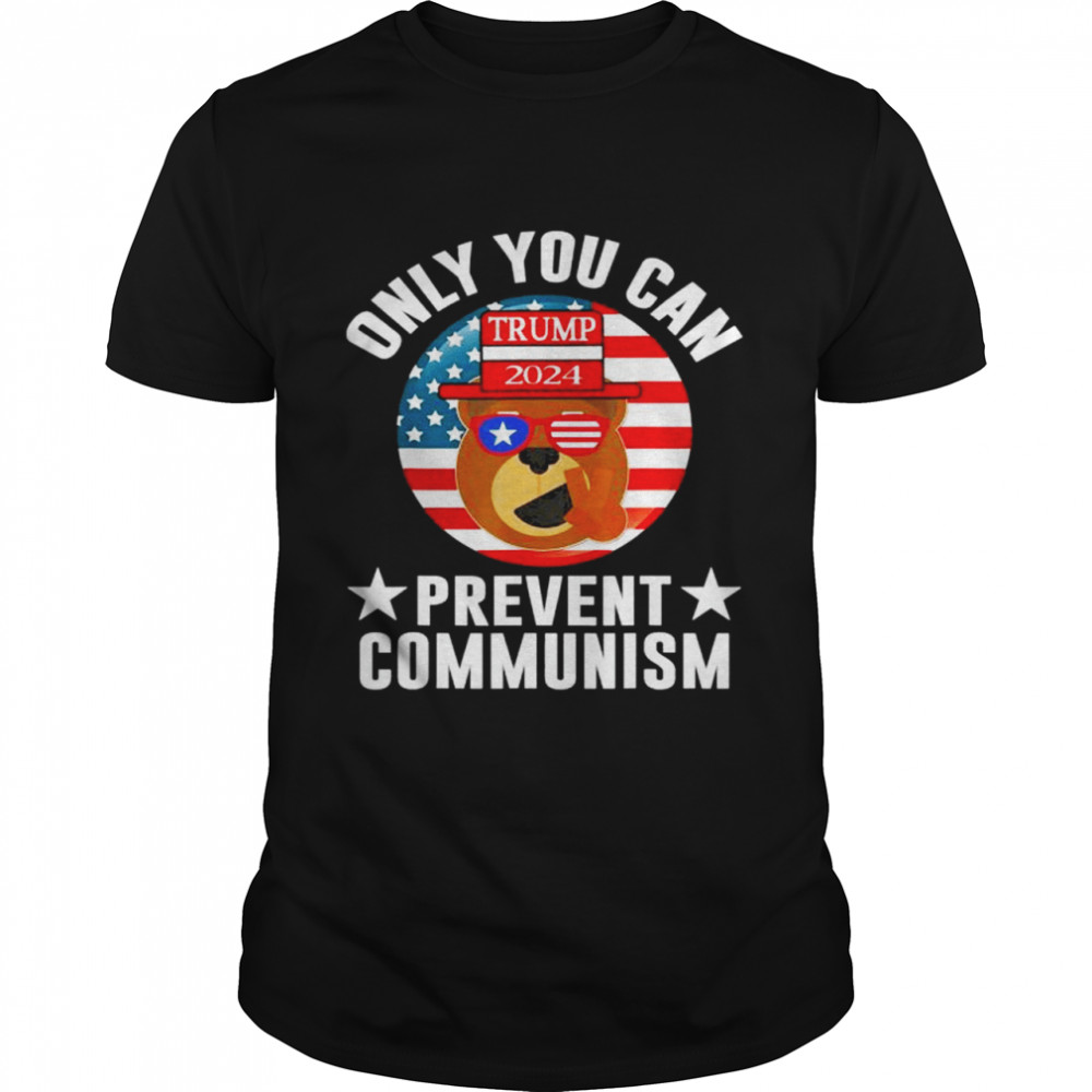 Patriotic Prevent Communism 2024 Trump US President Election shirt
