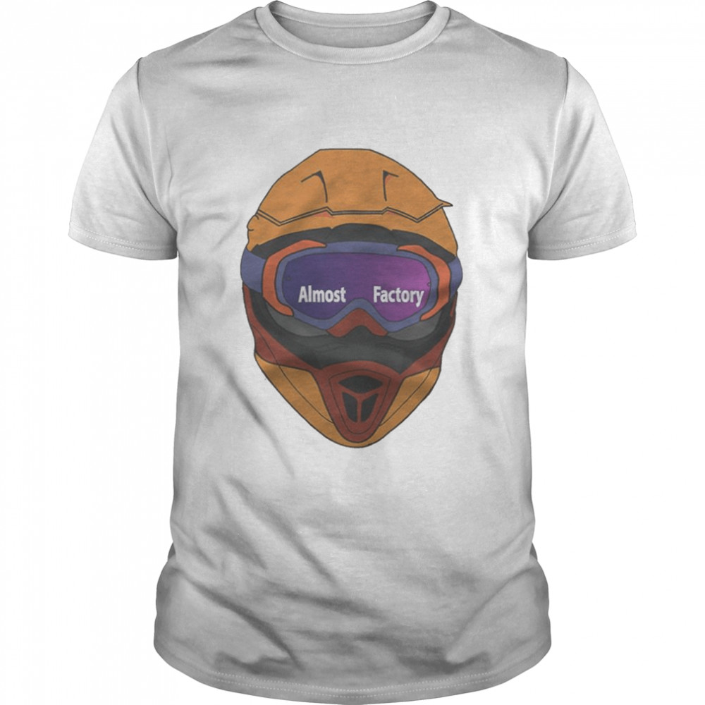 Almost Factory Dirtbike Helmet art shirt Classic Men's T-shirt