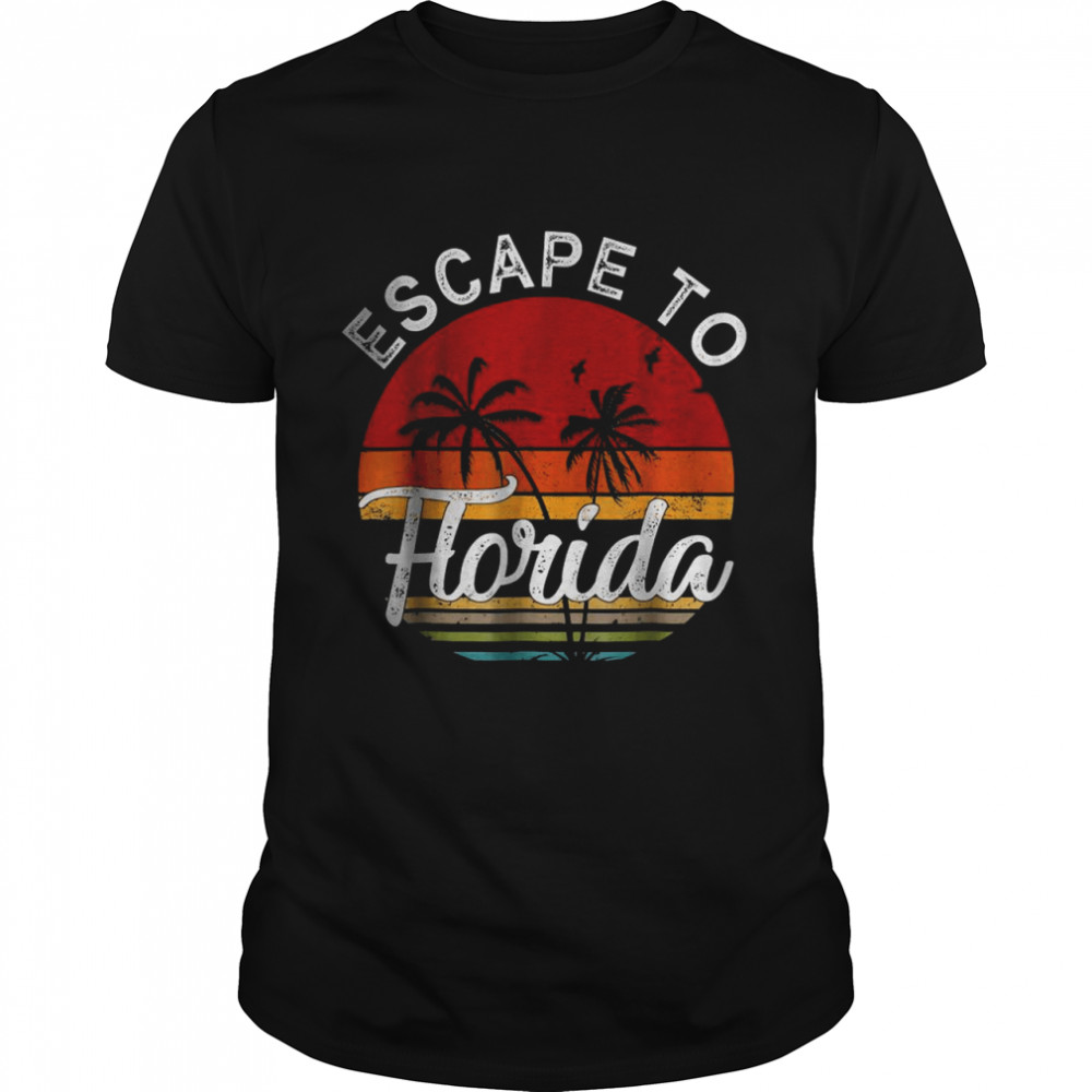 DeSantis Escape To Florida Vintage Funny T-Shirts