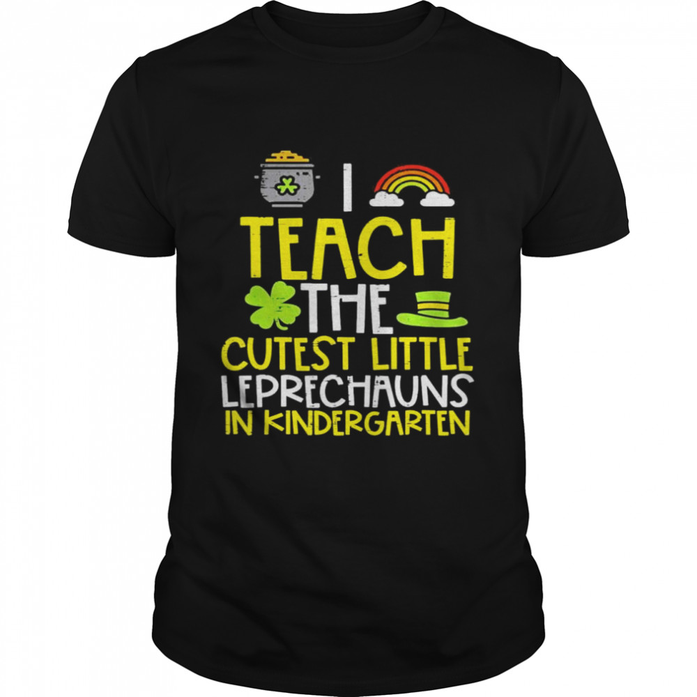 Teach Cutest Leprechaun Kindergarten St Patricks Day Teacher shirt Classic Men's T-shirt