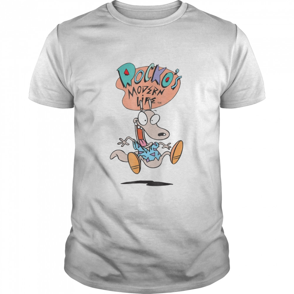 Nickelodeon Rocko’s Modern Life Happily Jumping Shirt
