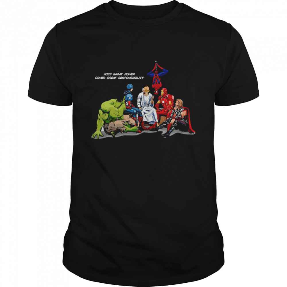 Stan Lee Superhero Iron Man  Classic Men's T-shirt