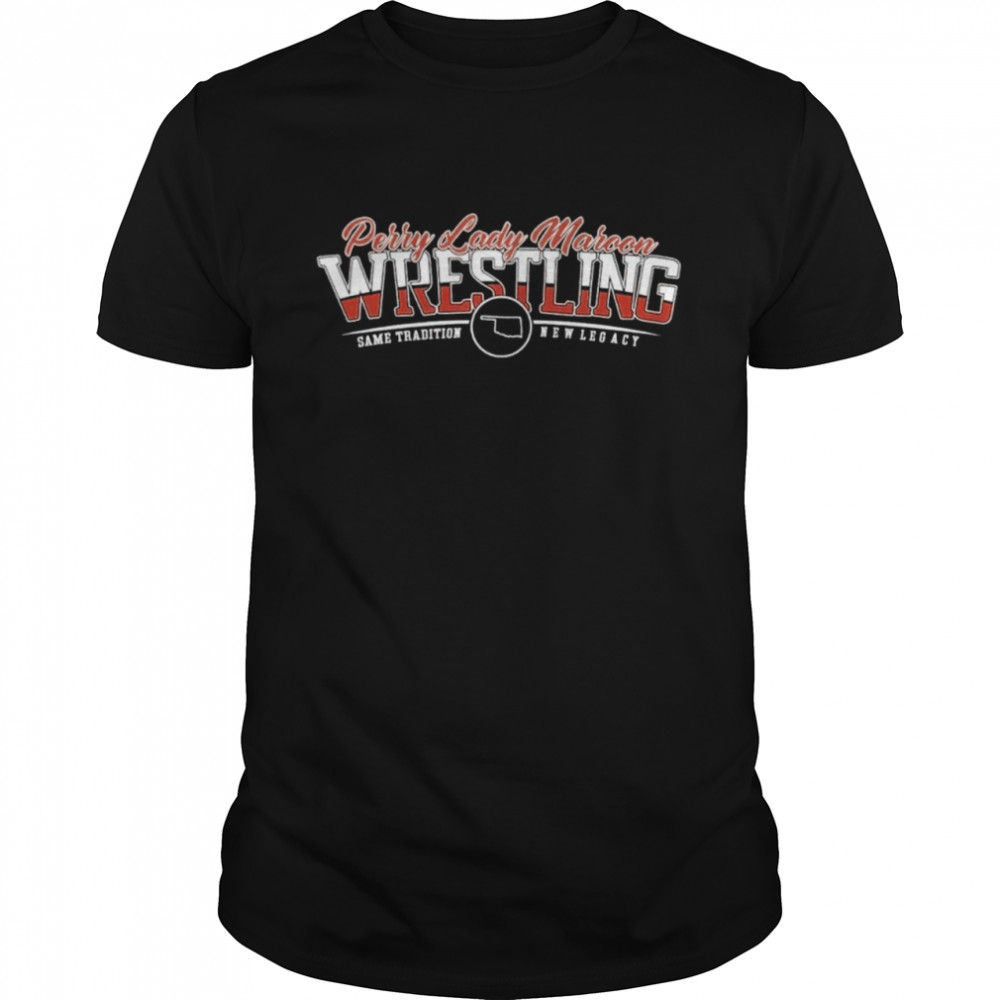 Perry Lady Marcon Wrestling  Classic Men's T-shirt