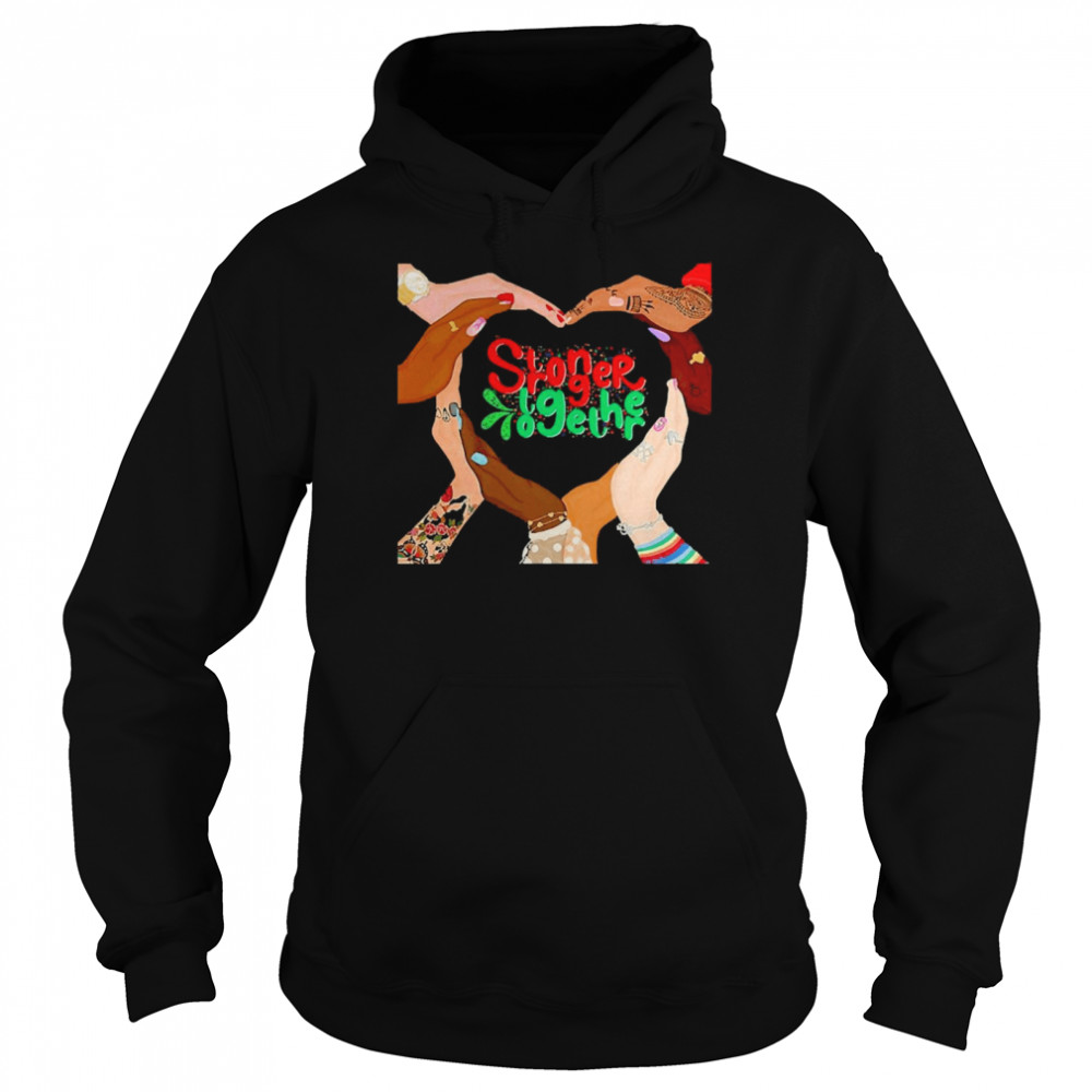 Stronger Together Feminist Girls Power Empowered Unisex Hoodie