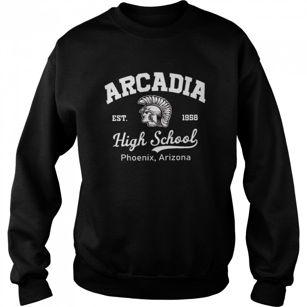 Arcadia Est 1958 High School Phoenix Arizona  Unisex Sweatshirt