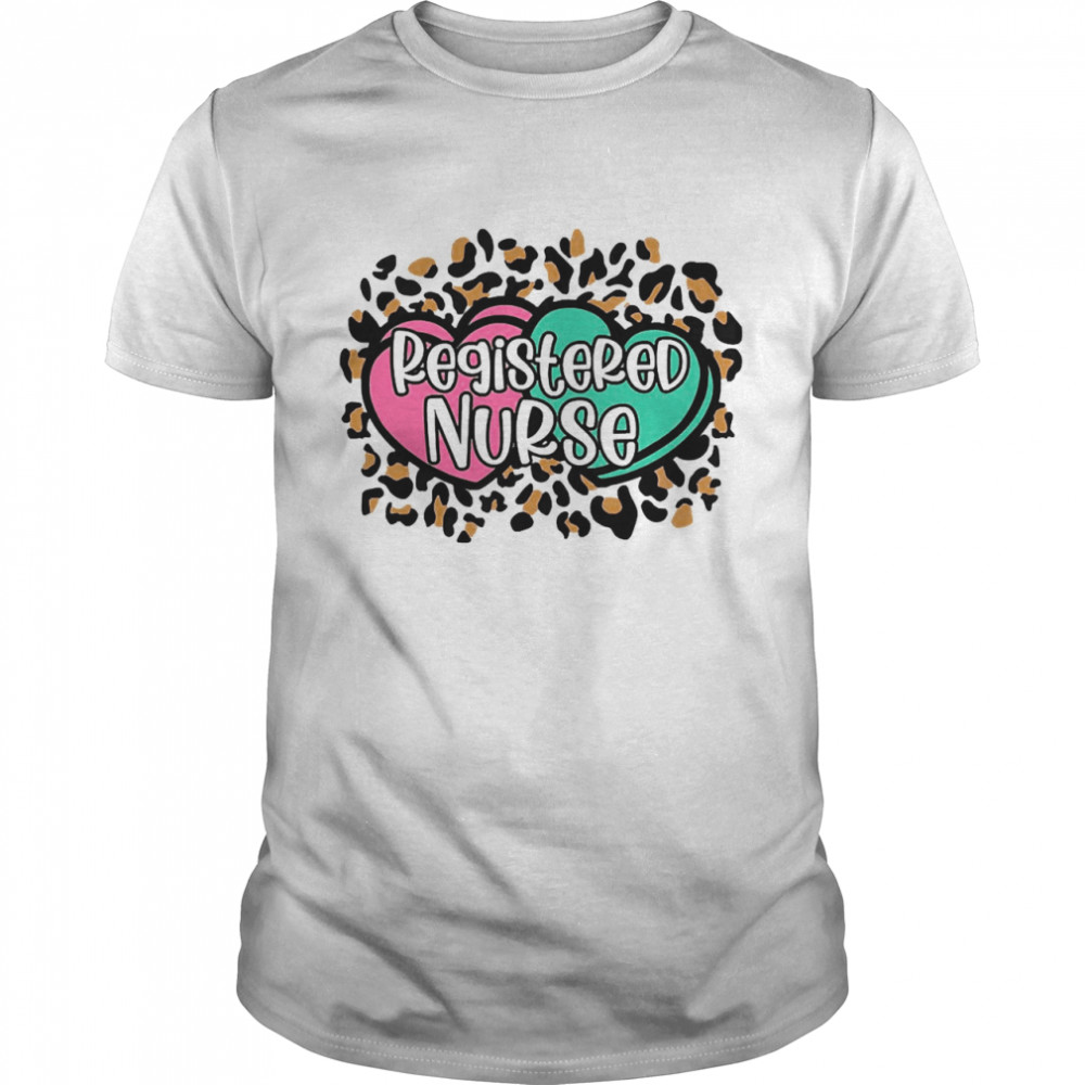 Conversation Hearts Registered Nurse Shirts