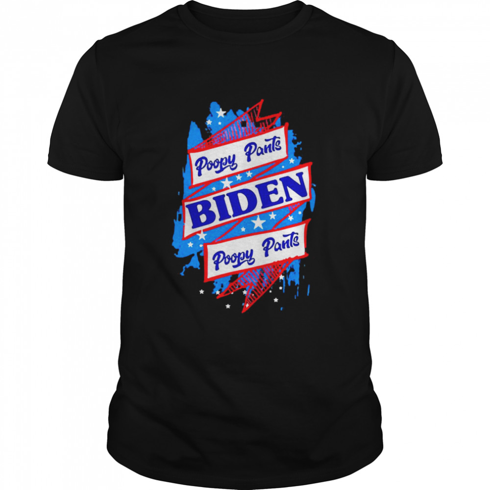 Fjb Let’s Go Brandon Poopy Pants Biden Election 2024 Liberal Cry Fjb  Classic Men's T-shirt