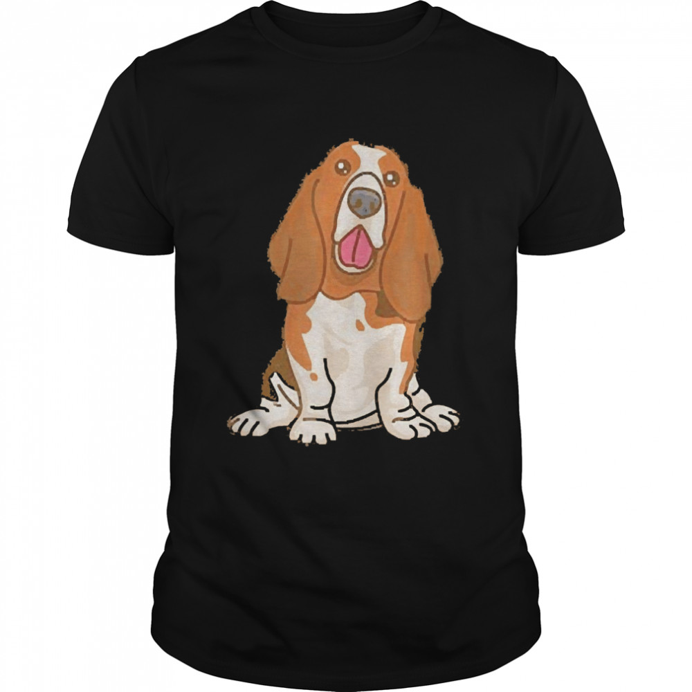 Basset Hound Dog  Classic Men's T-shirt