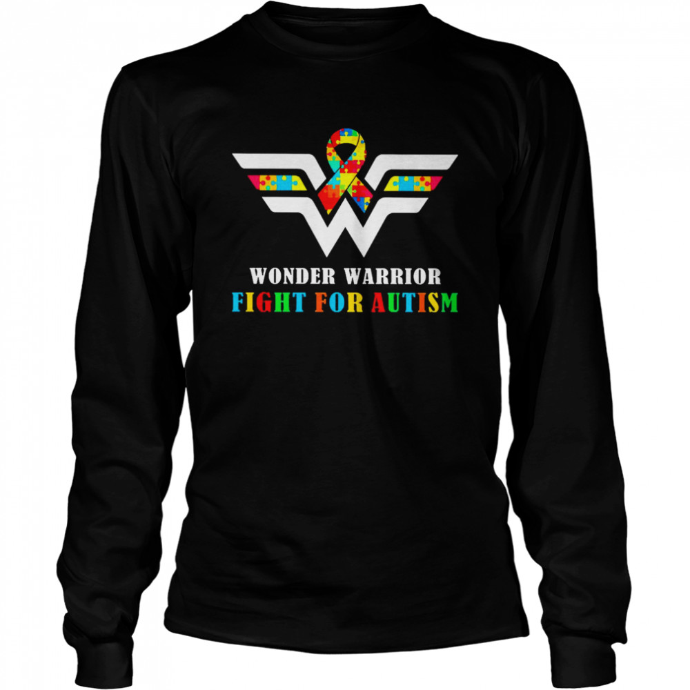 Wonder Warrior Fight For Autism Long Sleeved T-shirt