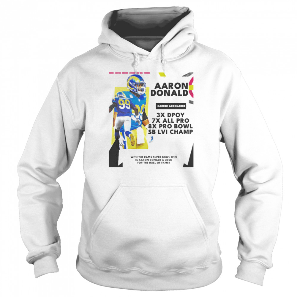 Aaron Donald Living In The Pocket shirt, hoodie, longsleeve, sweater