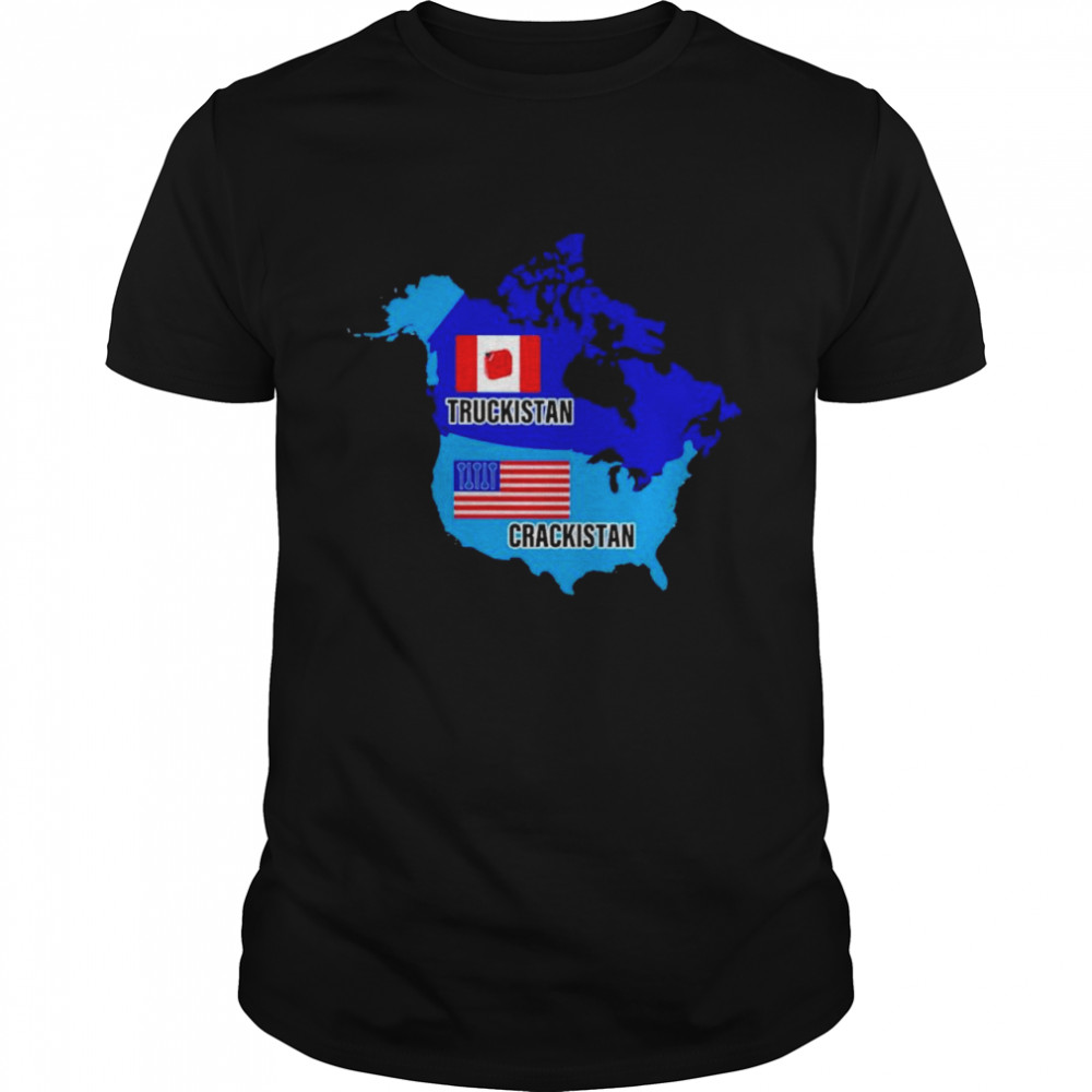 Canadian truckistan American crackistan shirt Classic Men's T-shirt