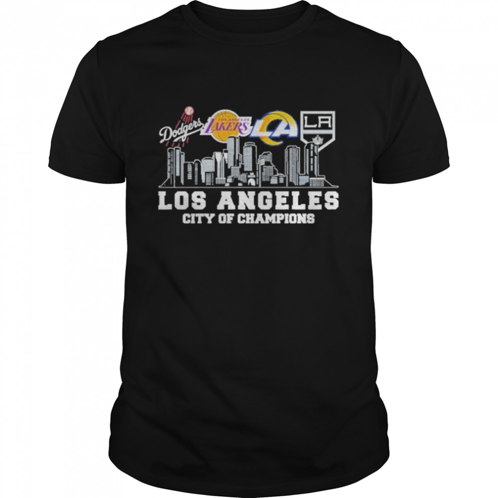 Los Angeles City Champions Dodgers Lakers Rams shirts