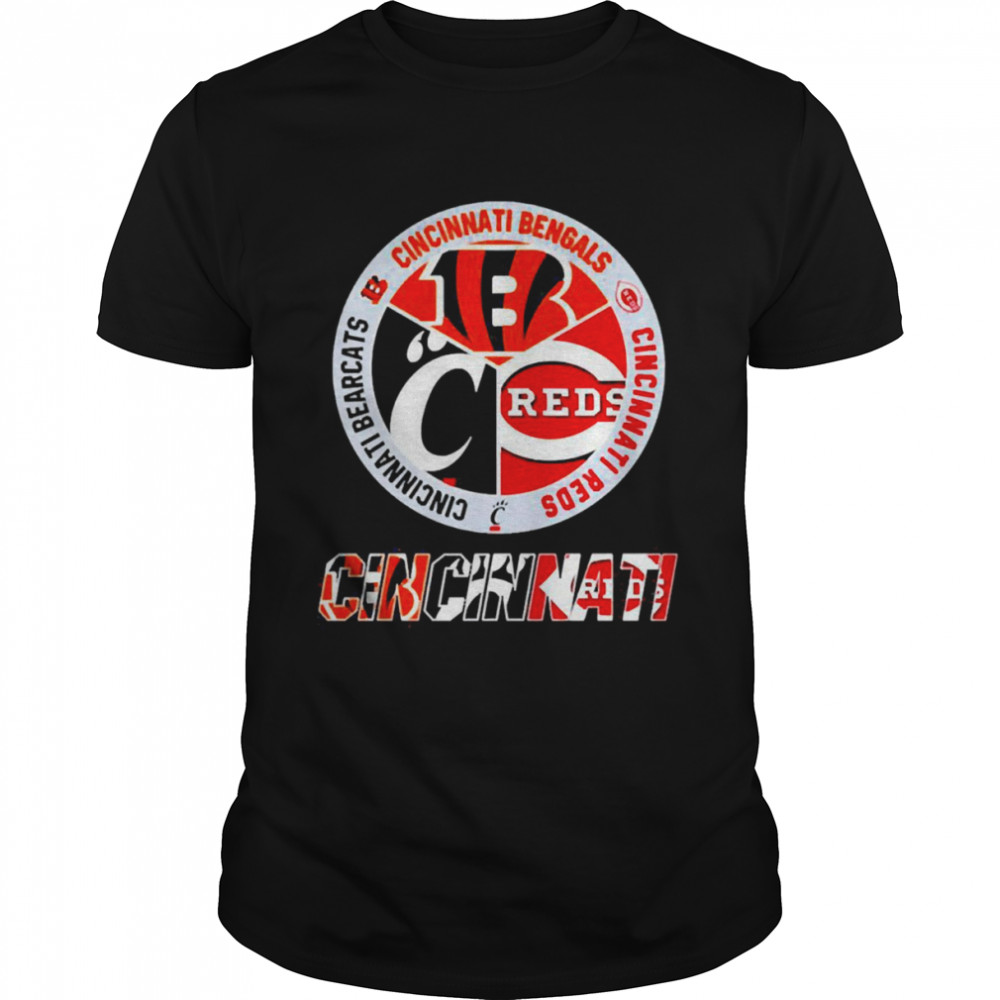 Bearcats Bengals Reds Cincinnati  Classic Men's T-shirt