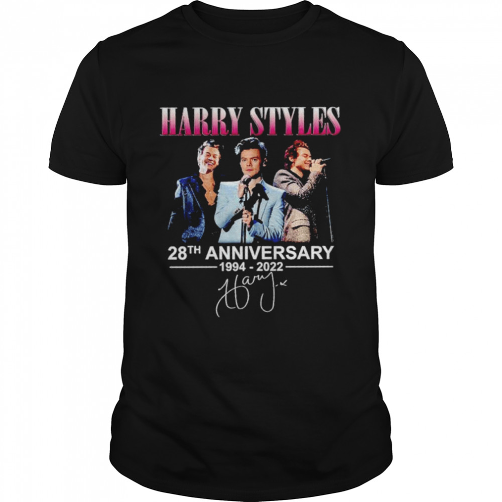 Harry Styles 28th Anniversary 1994 2022 signature shirts