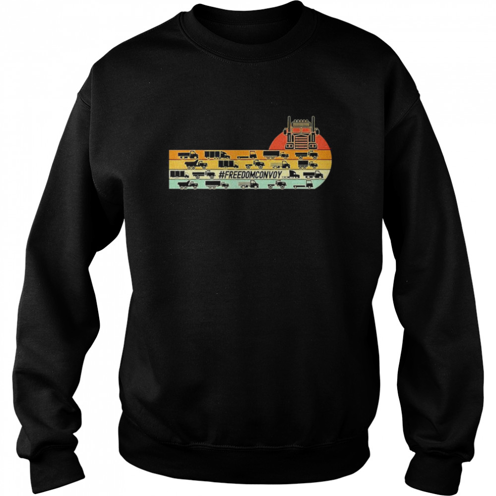 Sun Trucker Convoy Medical Freedom Freedom Convoy Unisex Sweatshirt