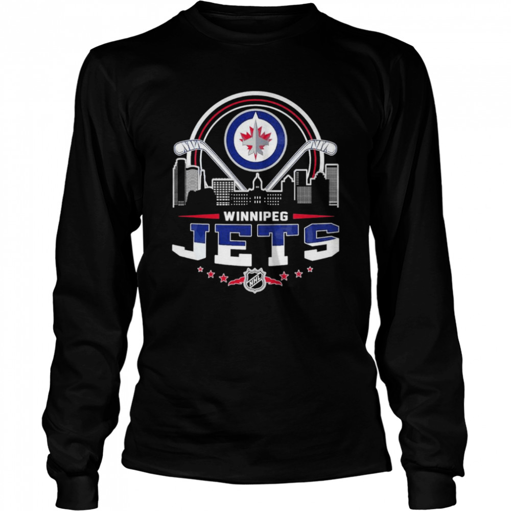 Winnipeg Jets NHL City Skyline Shirt - Heaven Shirt