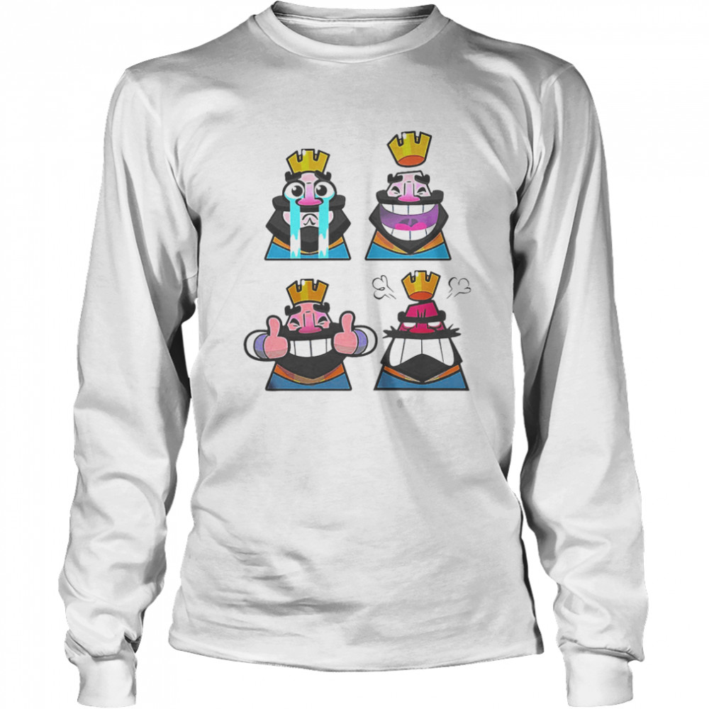 Clash Royale Emoticon Laughing King Hoodie T-Shirt in 2023