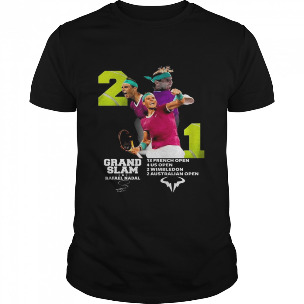 Grand Slam Rafael Nadal signature shirts