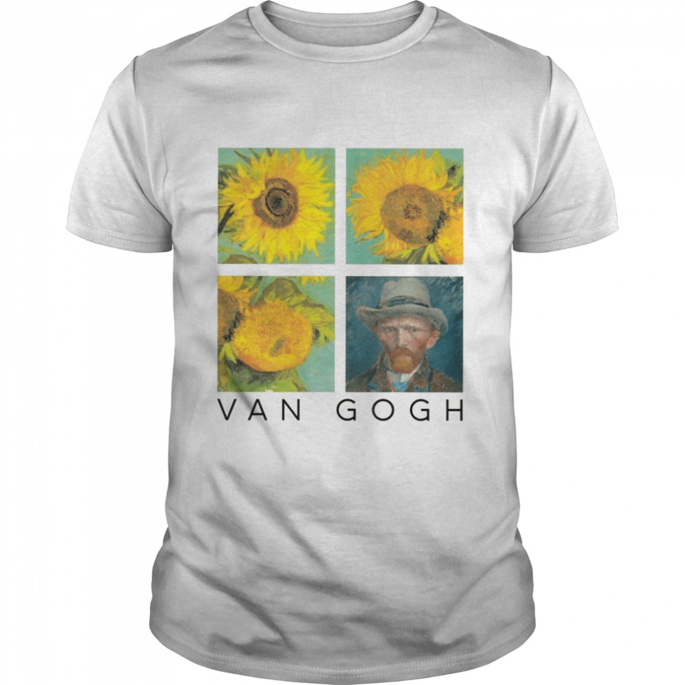 Van Gogh Sonnenblumen mit Vincent Van Gogh Shirt