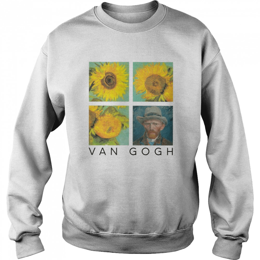 Van Gogh Sonnenblumen mit Vincent Van Gogh  Unisex Sweatshirt