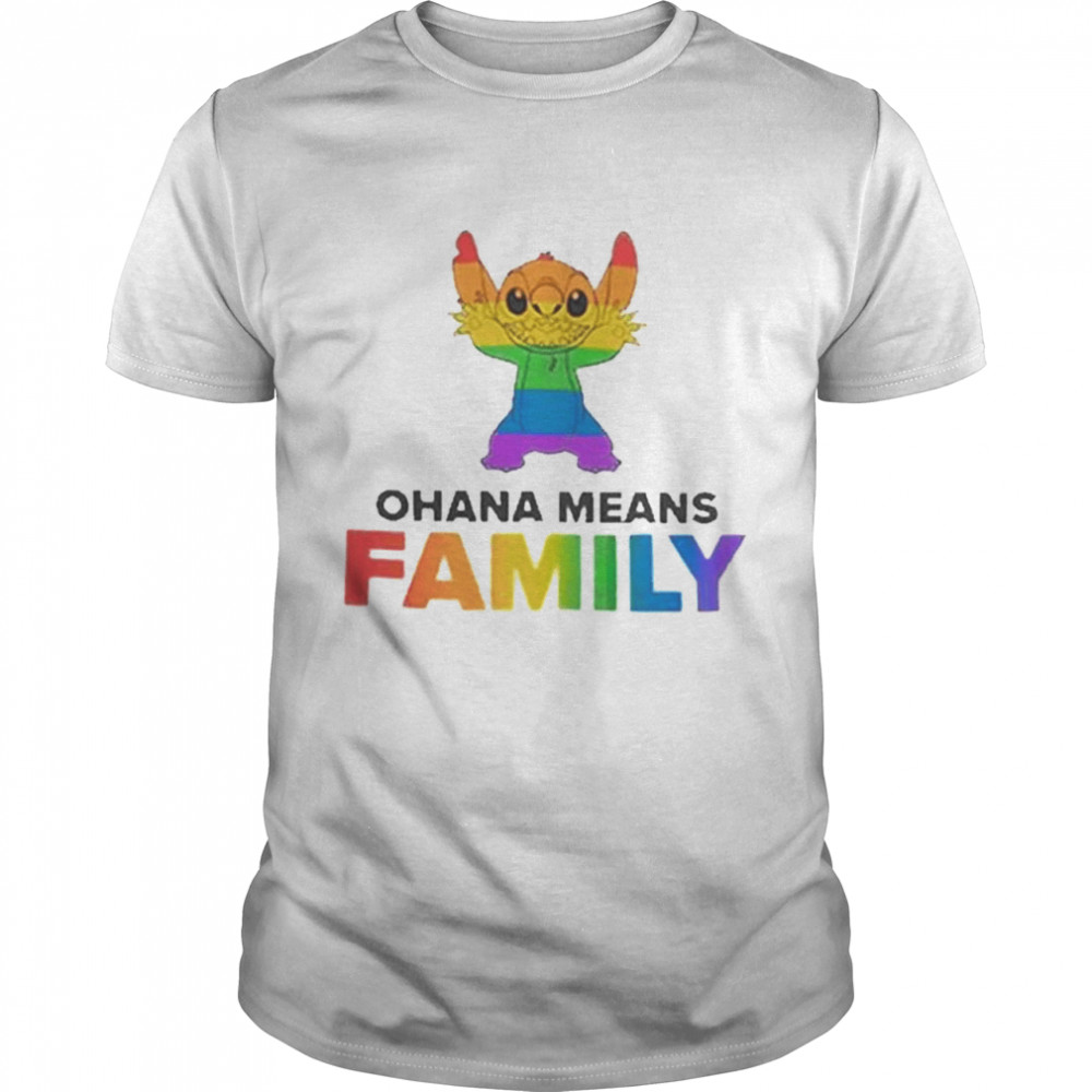 Vintage Stitch Ohana Means Family shirt