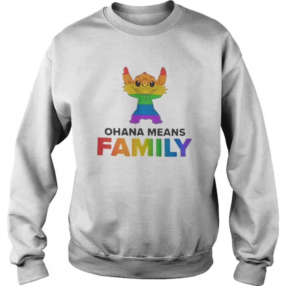 Vintage Stitch Ohana Means Family shirt Unisex Sweatshirt