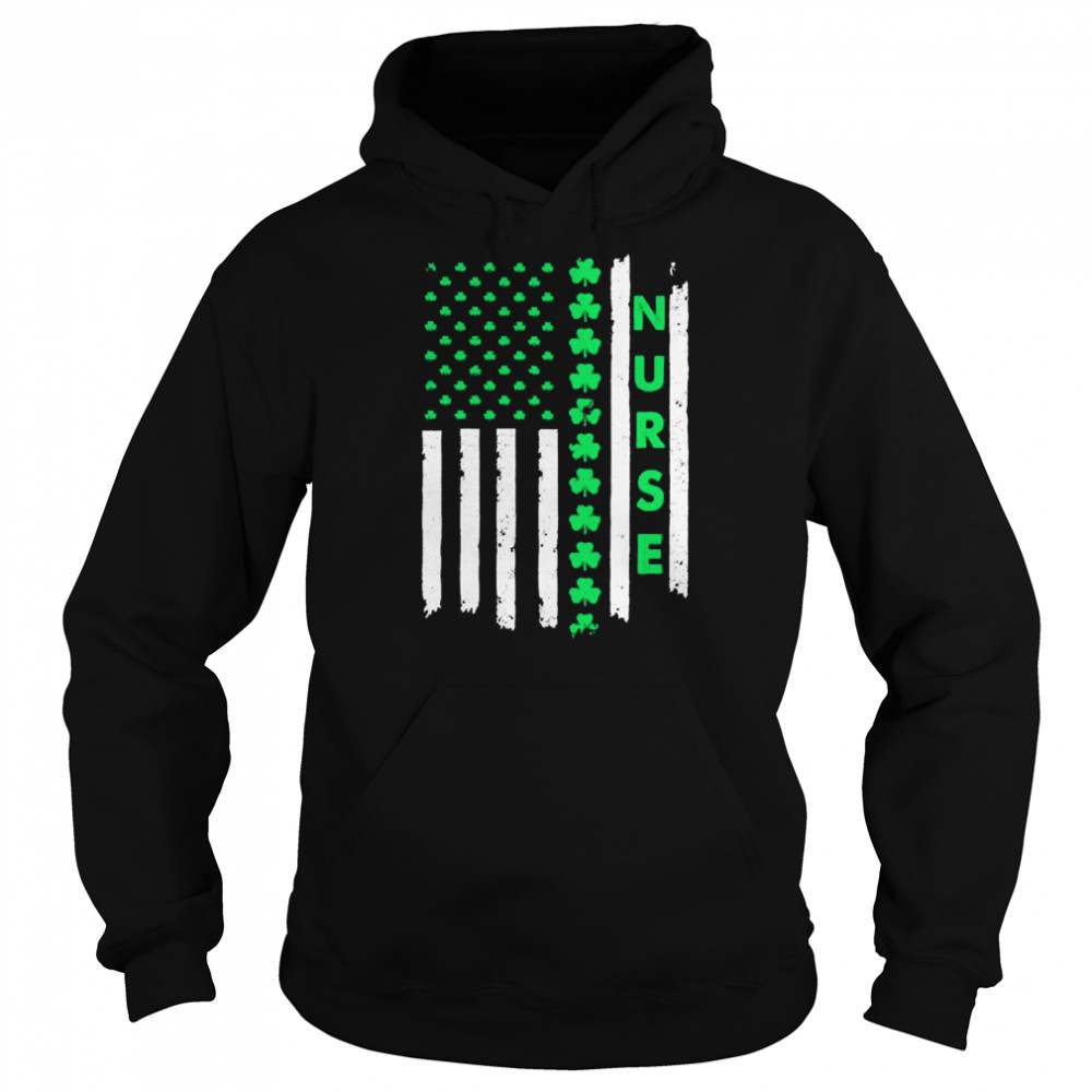 Nurse St. Patrick’s Day Flag Unisex Hoodie