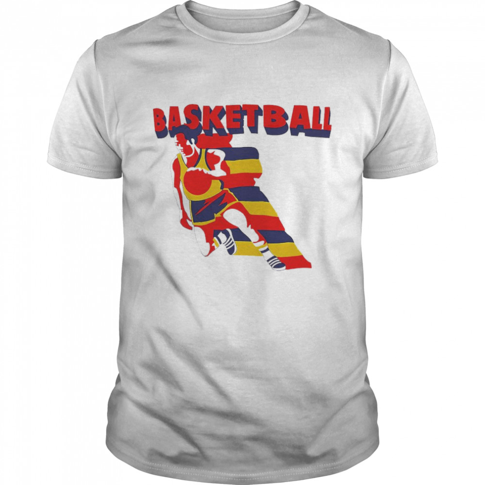 Basketball Man Colorful Art Shirts