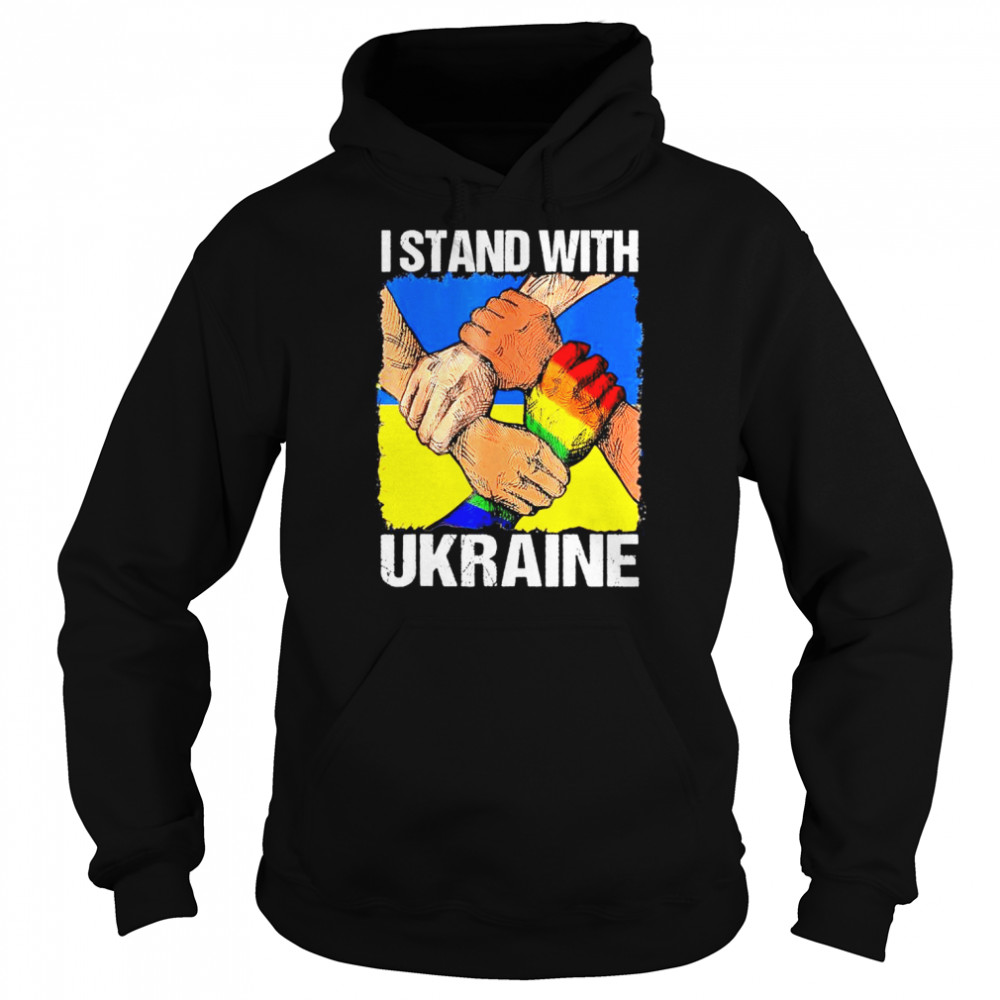 Puck Futin Meme I Stand With Ukraine Ukrainian Flag Ukraine T- Unisex Hoodie