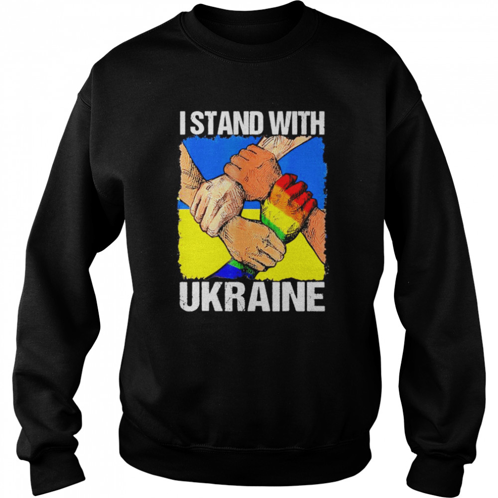 Puck Futin Meme I Stand With Ukraine Ukrainian Flag Ukraine T- Unisex Sweatshirt