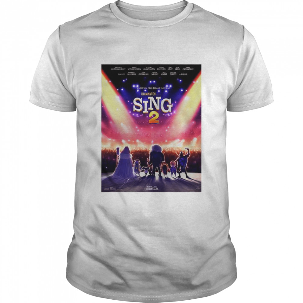 Sing 2 Cartoon Movie Poster Shirt