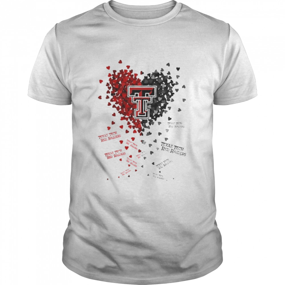 Texas tech red raiders football in my heart shirt