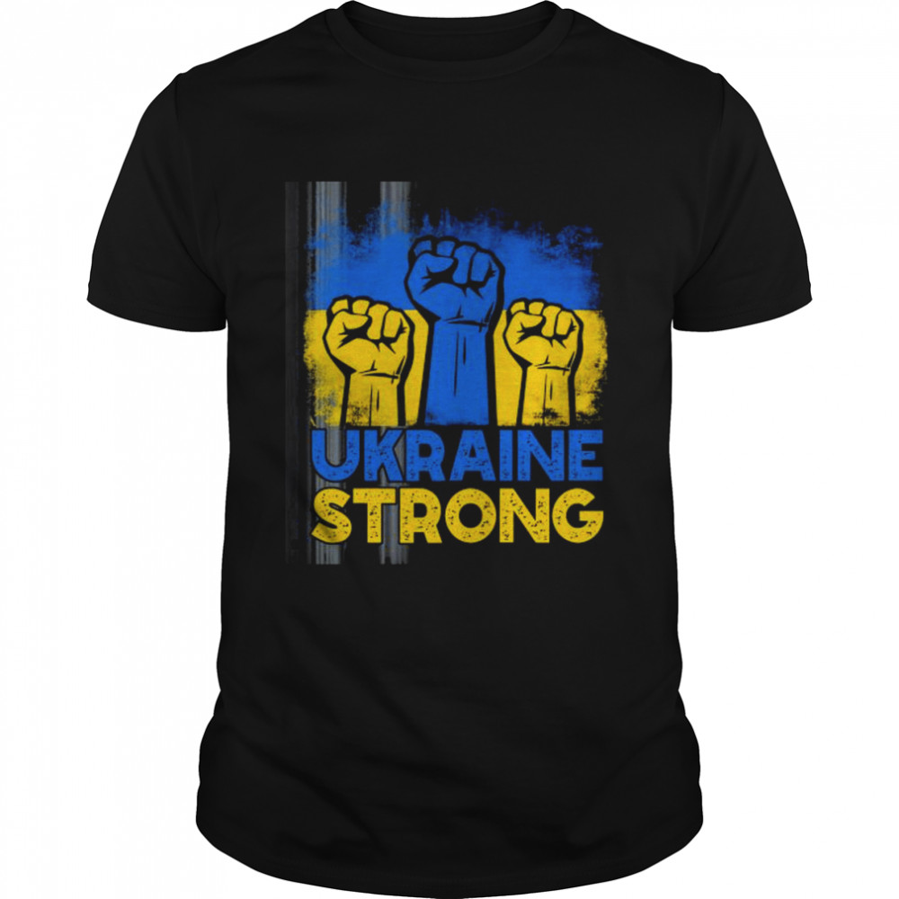 Ukraine Strong I Stand With T- Classic Men's T-shirt